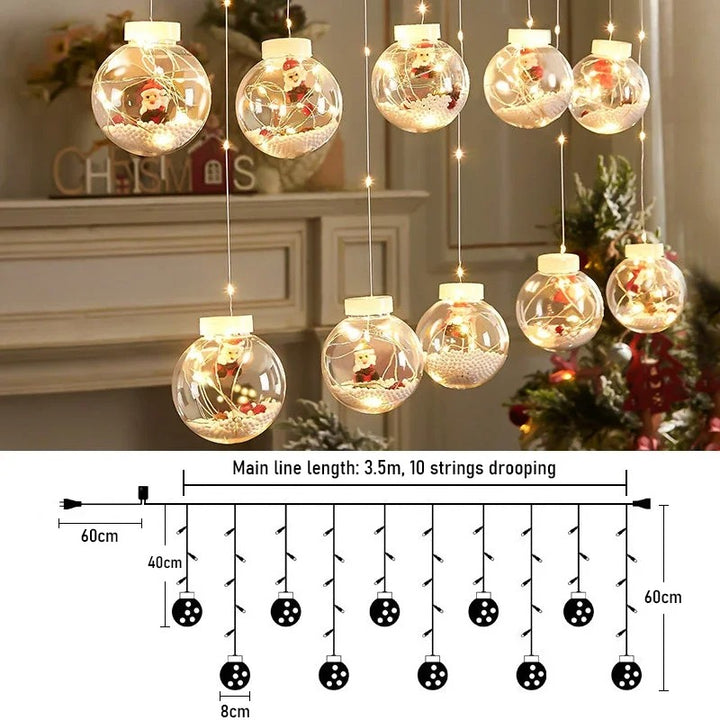 🎄🎅 LUCES LED ESFÉRICAS NAVIDEÑAS 🎅🎄