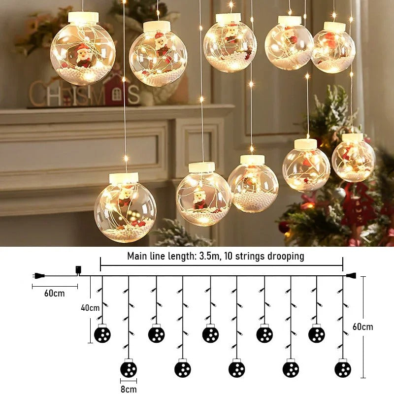 🎄🎅 LUCES LED ESFÉRICAS NAVIDEÑAS 🎅🎄