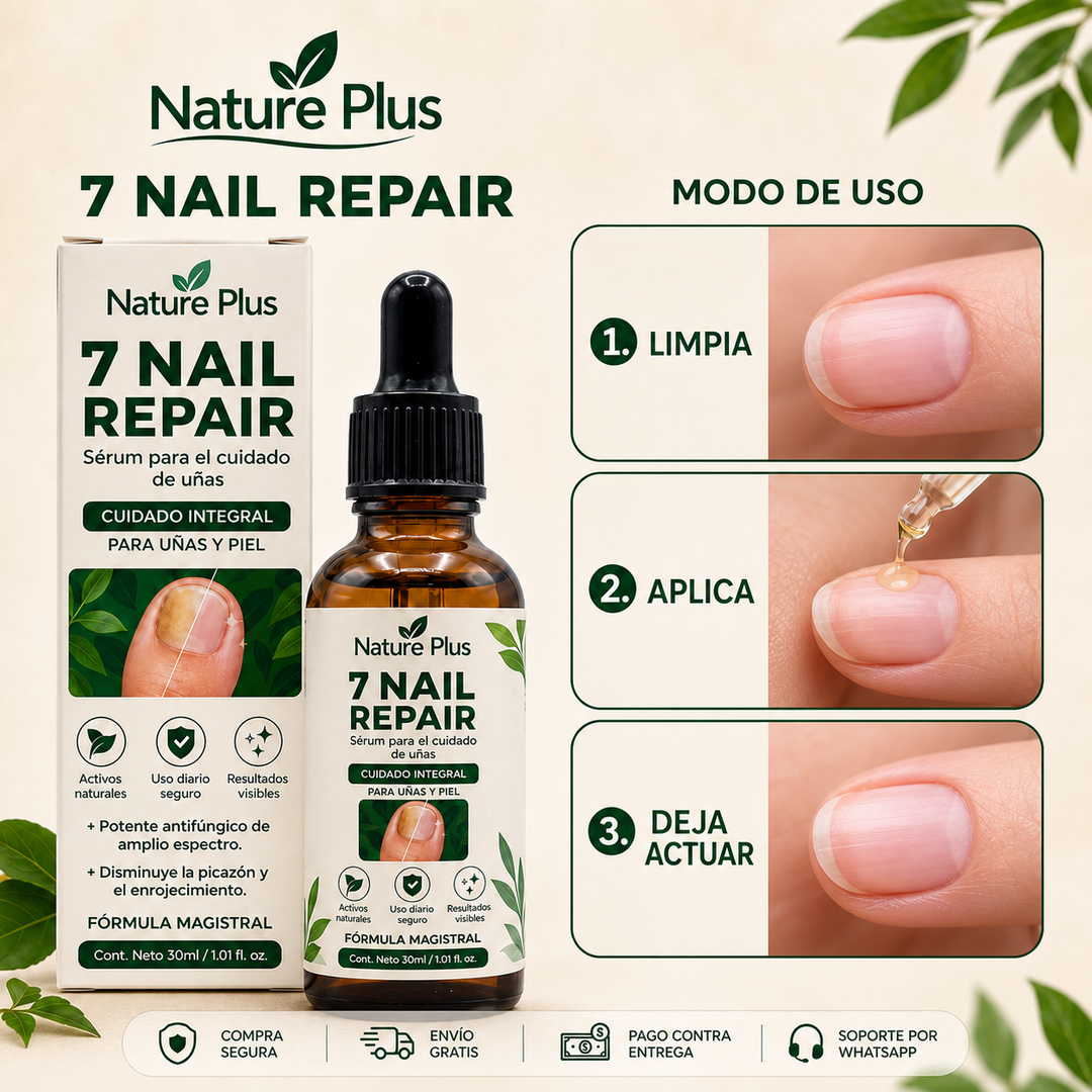 7 NAIL REPAIR – Sérum Reparador de Uñas Tea Tree Ginger para Uñas (30ml)