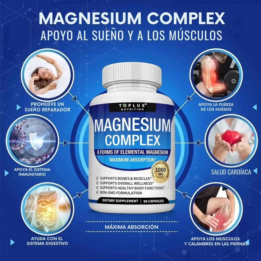 Toplux® Magnesium Complex 8 en 1🌿