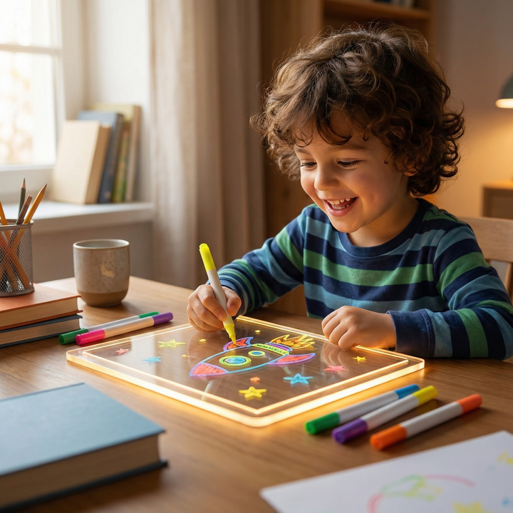 LumiArt Kids™ Pizarra de Dibujo Led magic creativo