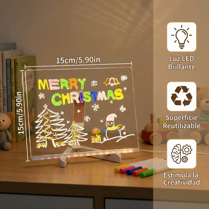LumiArt Kids™ Pizarra de Dibujo Led magic creativo