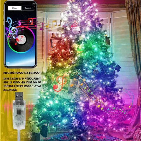LUCES NAVIDEÑAS LED RGB PRO A PRUEBA AGUA