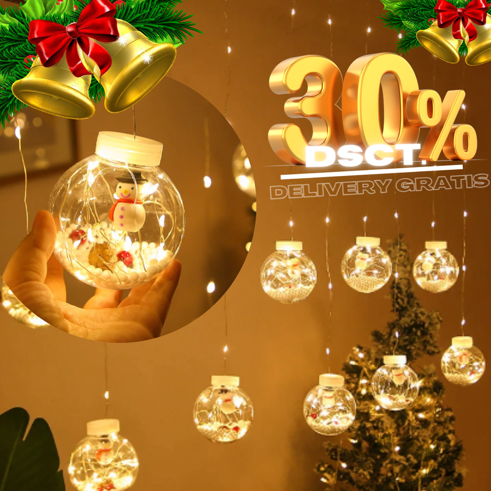 🎄🎅 LUCES LED ESFÉRICAS NAVIDEÑAS 🎅🎄