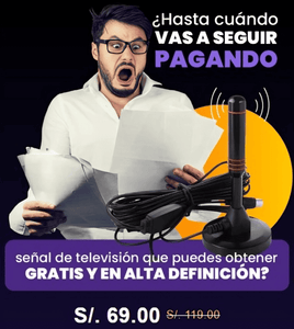 TVMax Pro™ ANTENA FULL HD 4K , Televisión Gratuita Sin límites
