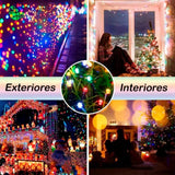 LUZ NAVIDEÑA CON PANEL SOLAR - 20MTS