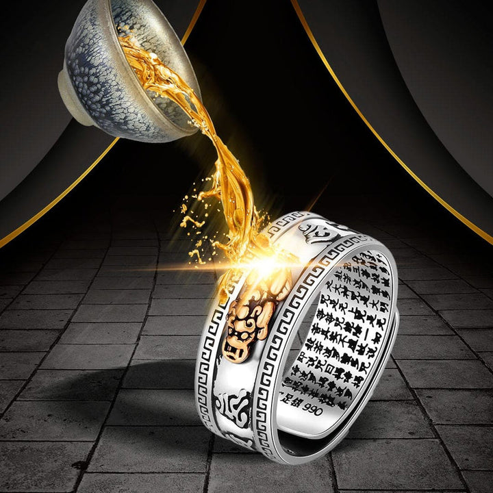 Anillo Feng Shui Pixiu de la Protección y Riqueza™
