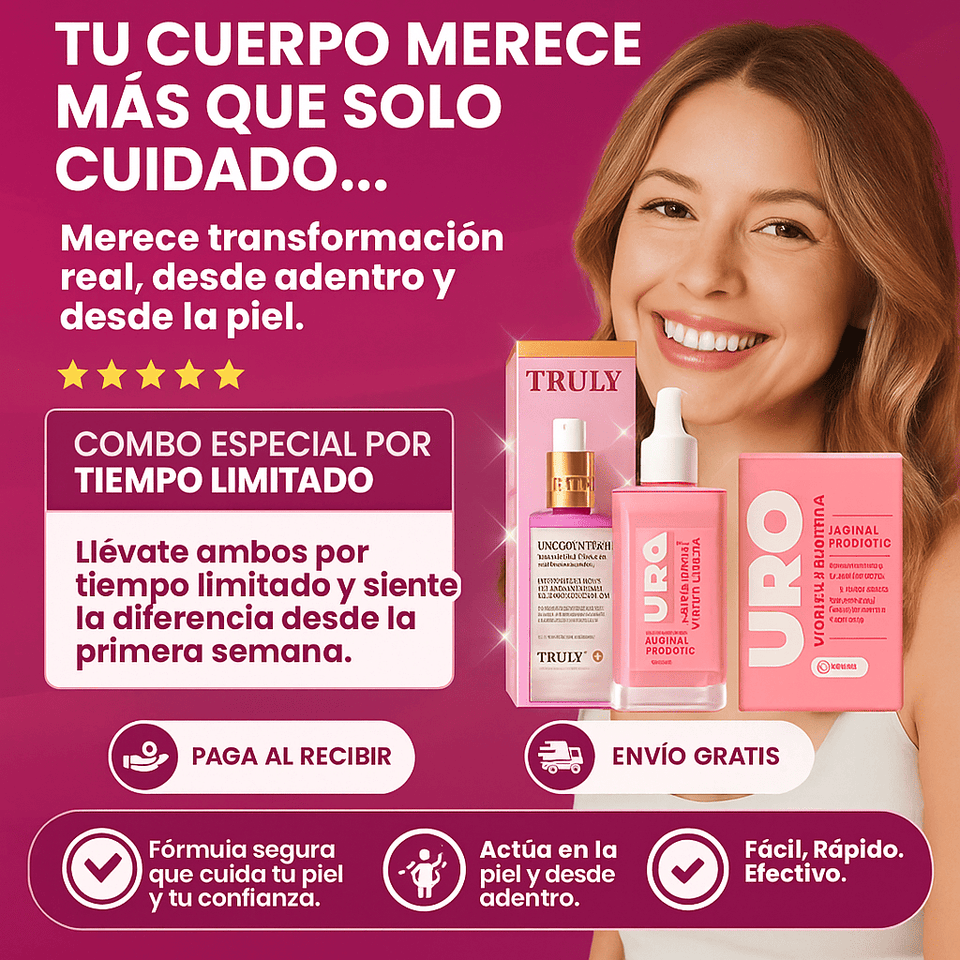 SPER COMBO TRULY+ URO Probio™ – Salud Íntima y Confianza Plena en tu Día a Día