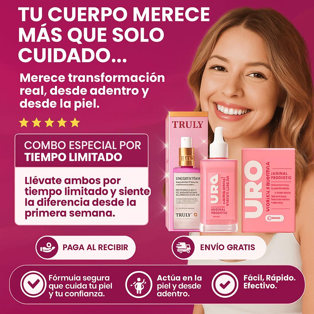 SPER COMBO TRULY+ URO Probio™ – Salud Íntima y Confianza Plena en tu Día a Día