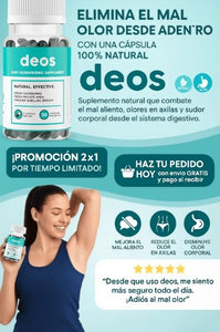 Capsulas Desodorante DEOS