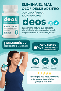 Capsulas Desodorante DEOS