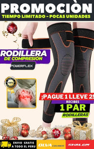 Rodillera de Compresión Largas Ajustable PowerFlex