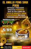 Anillo Feng Shui Pixiu de la Protección y Riqueza™