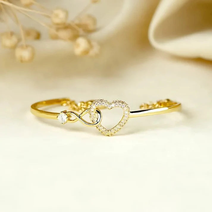 "A mi Hija" Pulsera corazón infinito
