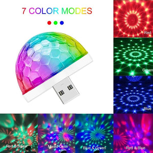 MINI PROYECTOR LUCES RGB PARA COCHE , MOTO , LAPTOP ⭐⭐⭐⭐⭐