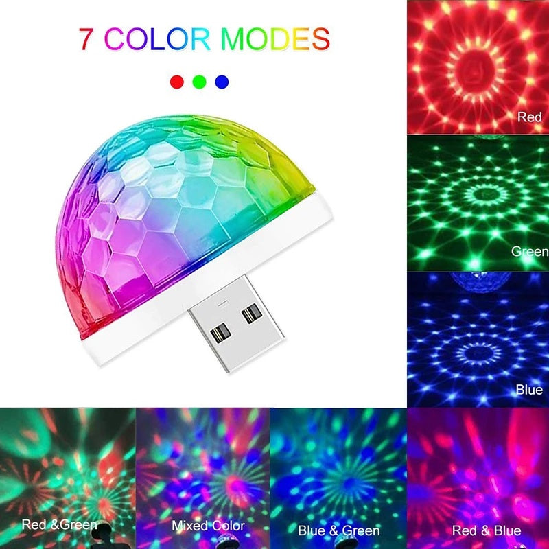 MINI PROYECTOR LUCES RGB PARA COCHE , MOTO , LAPTOP ⭐⭐⭐⭐⭐