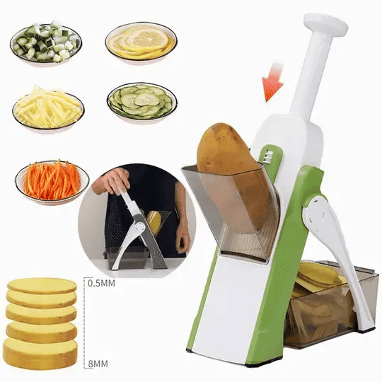 PICADOR DE VERDURAS Y FRUTAS MULTIFUNCIONAL PREMIUM