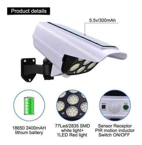 Foco Led Solar Con Sensor de Movimiento (ORIGINAL)  ⭐⭐⭐⭐⭐