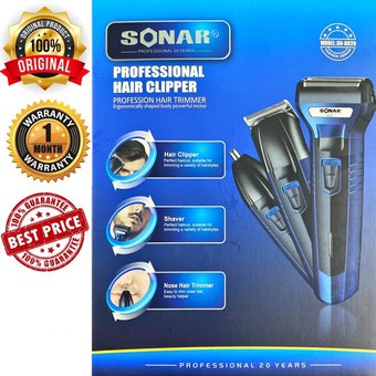 AFEITADORA 3 EN 1 PROFESIONAL - SONAR SN 6020