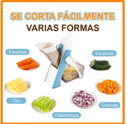 PICADOR DE VERDURAS Y FRUTAS MULTIFUNCIONAL PREMIUM
